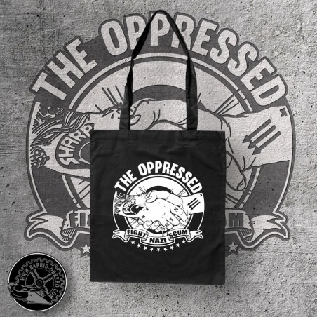 The Oppressed fight nazi scum tote bag
