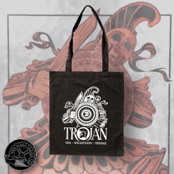 Trojan warrior tote bag