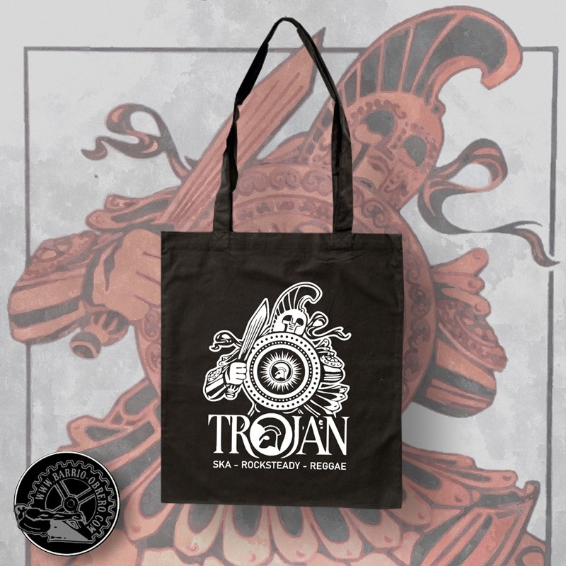 Trojan warrior tote bag