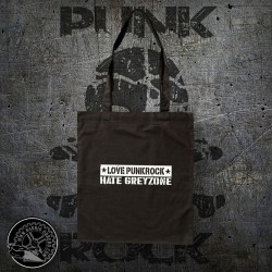 Love punkrock tote bag