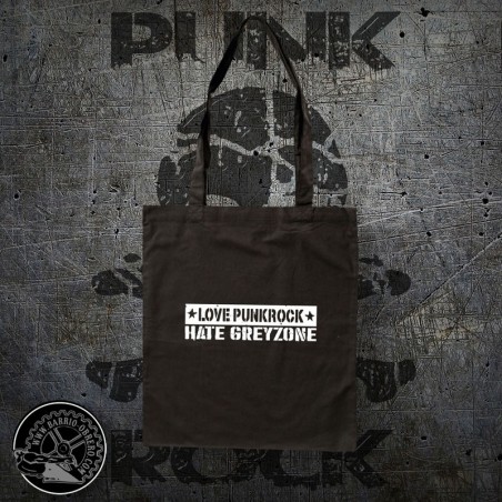 Love punkrock tote bag