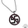 Anti-Nazi pendant with chain