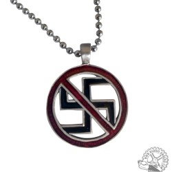 Anti-Nazi pendant with chain