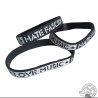 Pulsera goma Love Music - Hate Fascim