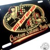 PVC license plate Custom Satanic Parts
