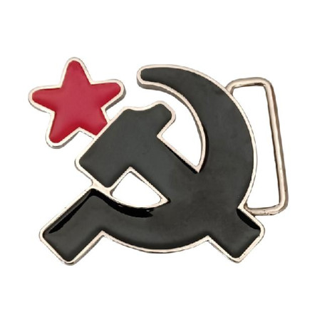 Hammer and sickle buckle