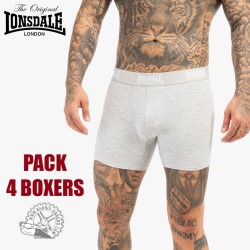 Pack 4 boxers of 2 colors Lonsdale