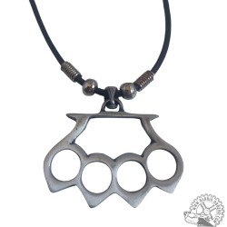 Cuff pendant with cord