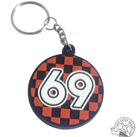 Rubber keychain 69