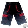 Punk Bermuda shorts with chains