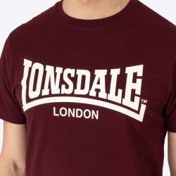 Camiseta Lonsdale London oxblood