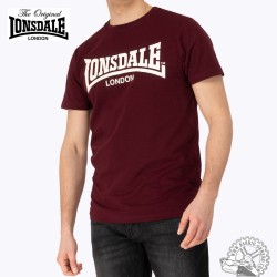 Camiseta Lonsdale London oxblood