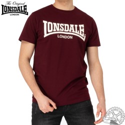 Camiseta Lonsdale London oxblood