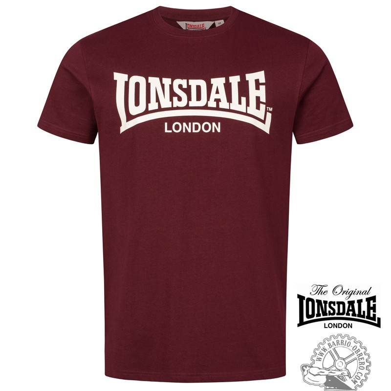 Camiseta Lonsdale London oxblood