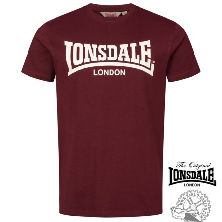 Camiseta Lonsdale London oxblood