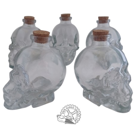 Frasco cristal calavera