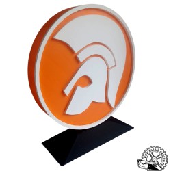 Large decorative figure Trojan helmet