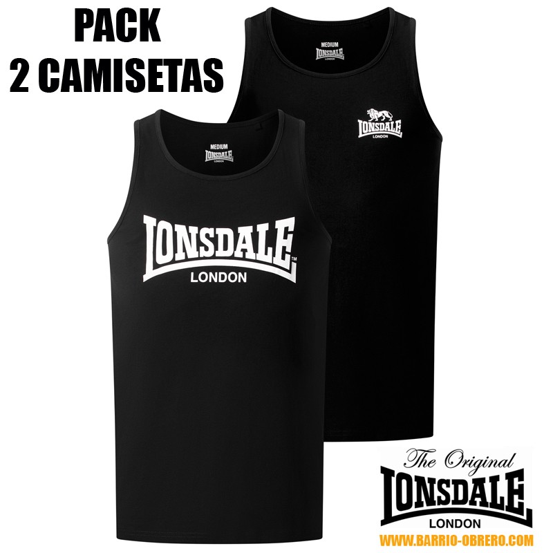 Pack 2 t-shirts of Lonsdale suspenders