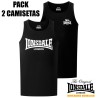 Pack 2 t-shirts of Lonsdale suspenders