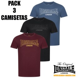 Pack 3 t-shirts Lonsdale London
