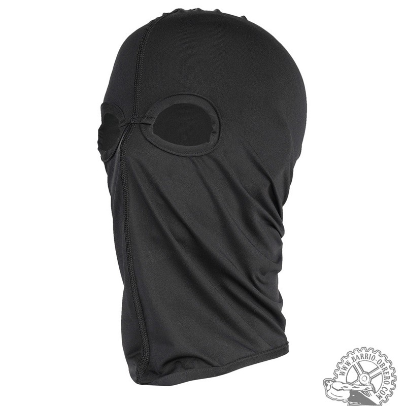 Thin balaclava with 2 holes