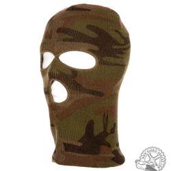 Pasamontañas 3 agujeros camo