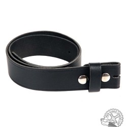 Interchangeable leather belt
