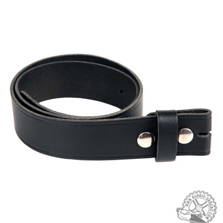 Interchangeable leather belt