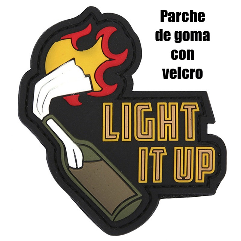 Velcro rubber patch - Light It up