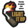 Parche de goma con velcro - Light It up