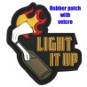 Velcro rubber patch - Light It up