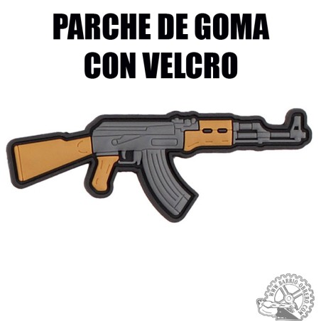 Parche de goma con velcro - AK47