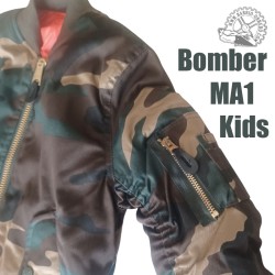 MA1 camo bomber size for children