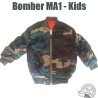 MA1 camo bomber size for children