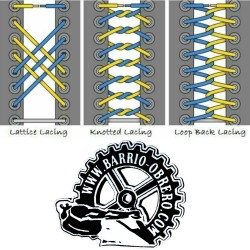 Pair laces for Scottish boots