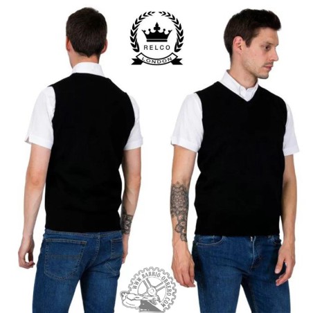 Chaleco Relco London negro