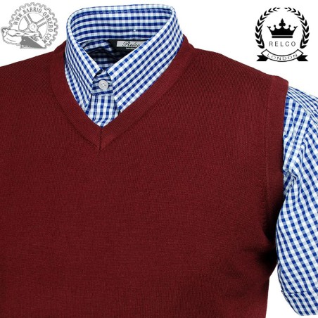Relco London Bordeaux Vest