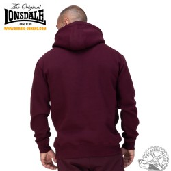 Lonsdale oxblood hoodie