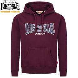 Lonsdale oxblood hoodie