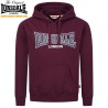 Sudadera con capucha Lonsdale oxblood