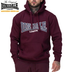 Lonsdale oxblood hoodie