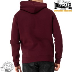 Lonsdale oxblood hoodie