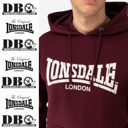 Lonsdale oxblood hoodie