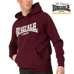 Lonsdale oxblood hoodie