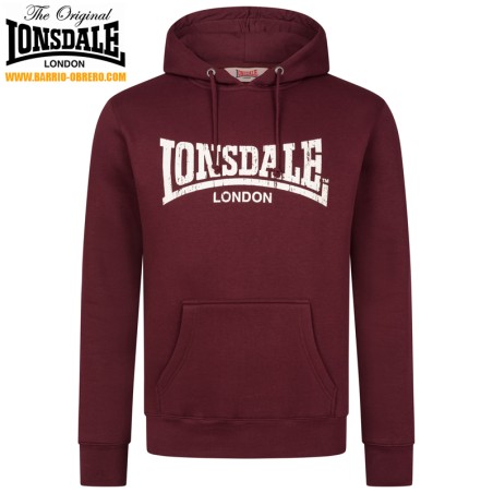 Lonsdale oxblood hoodie