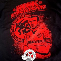 Camiseta Cantona kick fascism