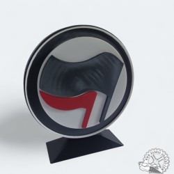 Figura grande decorativa Antifascist Action