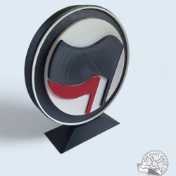 Figura grande decorativa Antifascist Action
