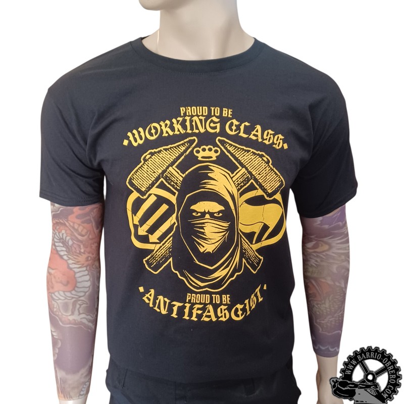 Camiseta Working Class - antifascist