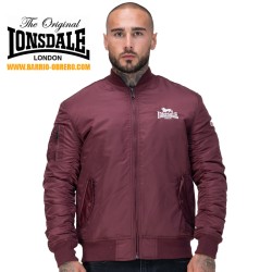 Cazadora Bomber MA1 Lonsdale tela escocesa